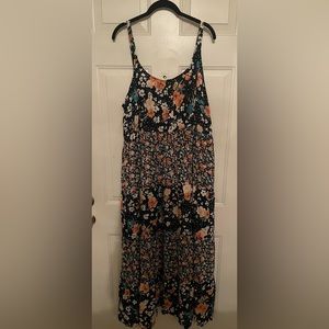 Multicolored maxi dress. Dress never been worn and still has tags.